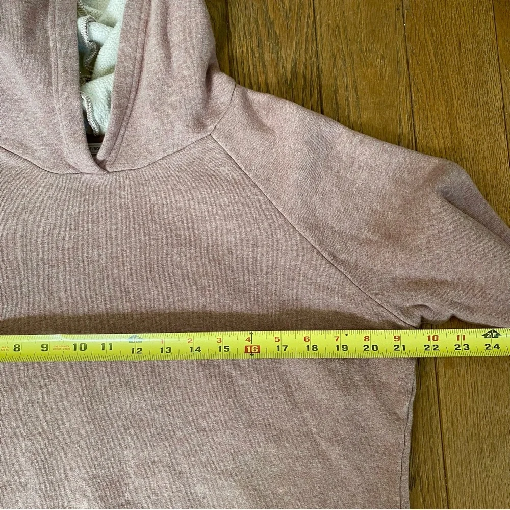 Melrose & Market Bell Sleeve Hoodie Sweatshirt Women’s Size Small Heather Pink
